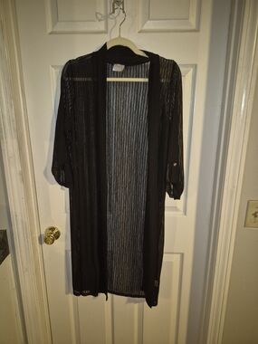 Siren Lily Black Swim Coverup